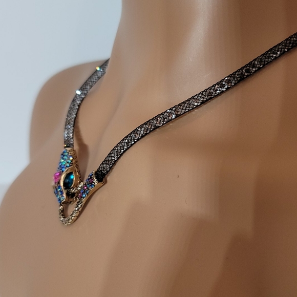 Betsey Johnson  Snake Mesh Collar - Picture 9 of 10